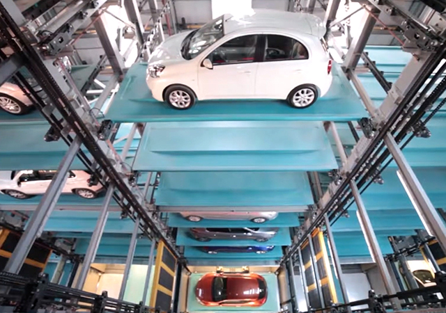 A fully-automated Parkolay parking system ... maximising parking capacity. 